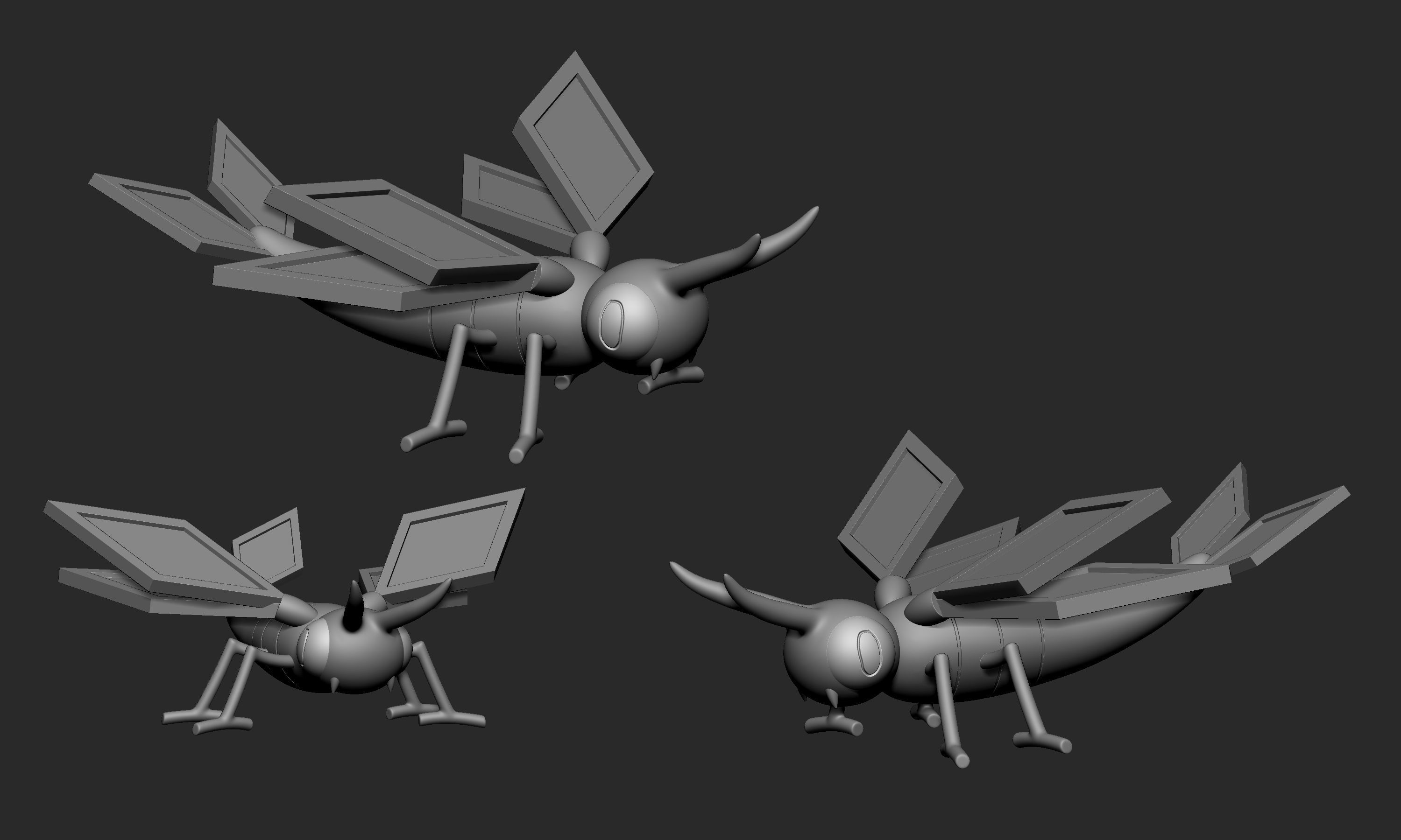 Pokemon - Trapinch Vibrava and Flygon 3D print model_5