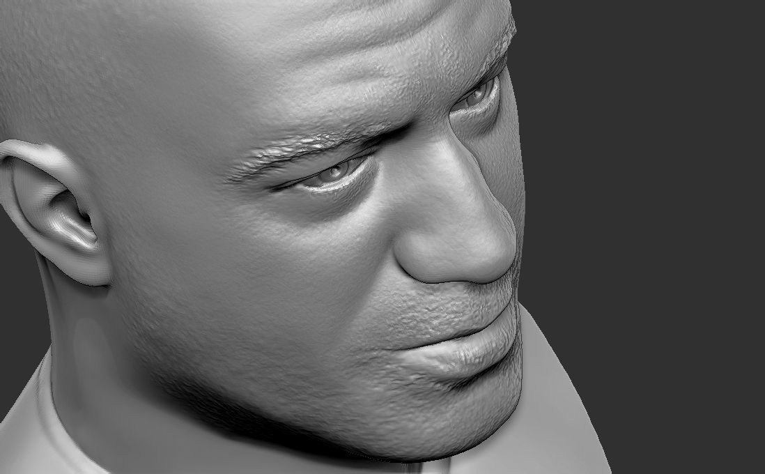 Joe Rogan bust for 3D printing 3D print model_18