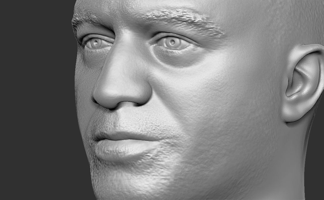 Joe Rogan bust for 3D printing 3D print model_16