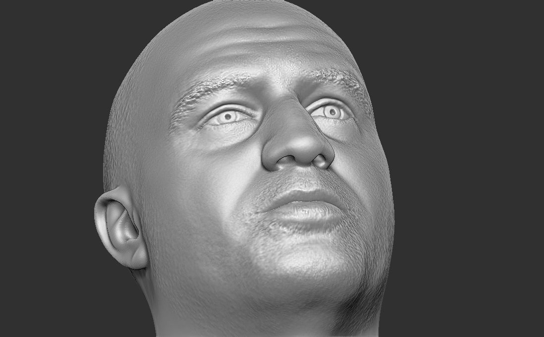 Joe Rogan bust for 3D printing 3D print model_19