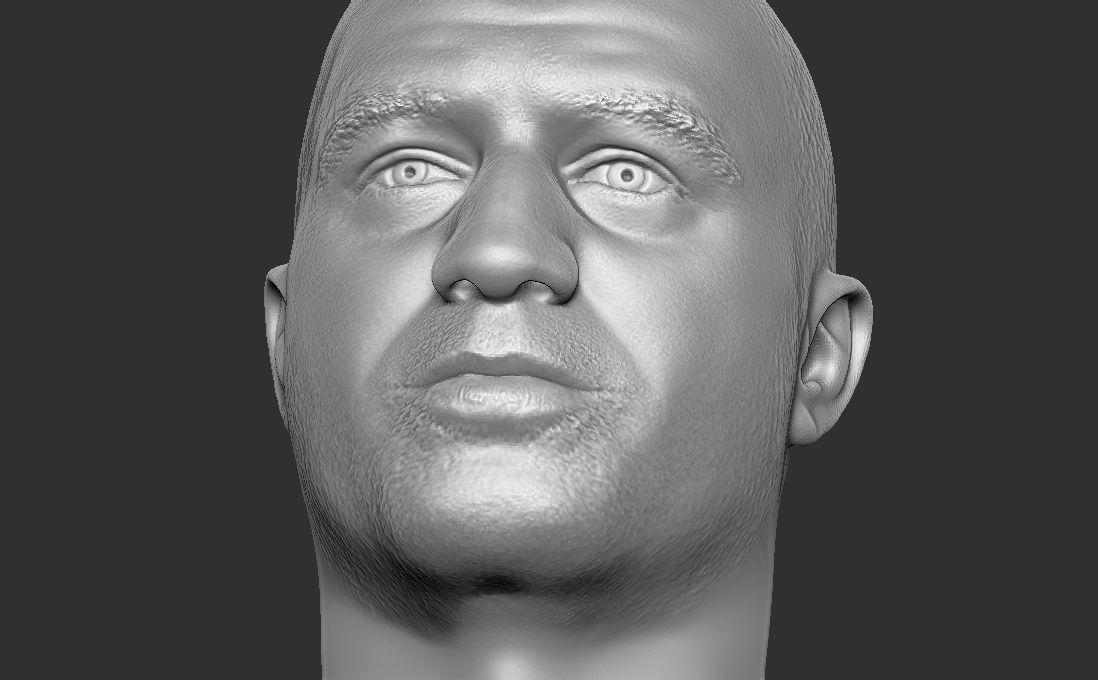 Joe Rogan bust for 3D printing 3D print model_20