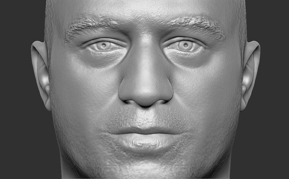Joe Rogan bust for 3D printing 3D print model_14