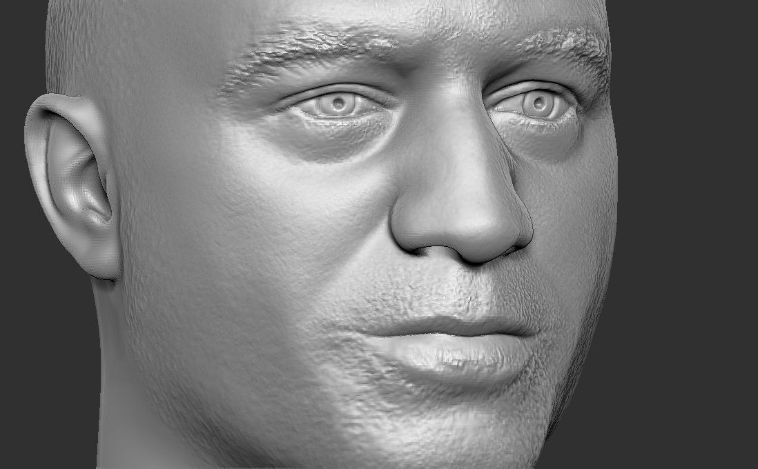 Joe Rogan bust for 3D printing 3D print model_15