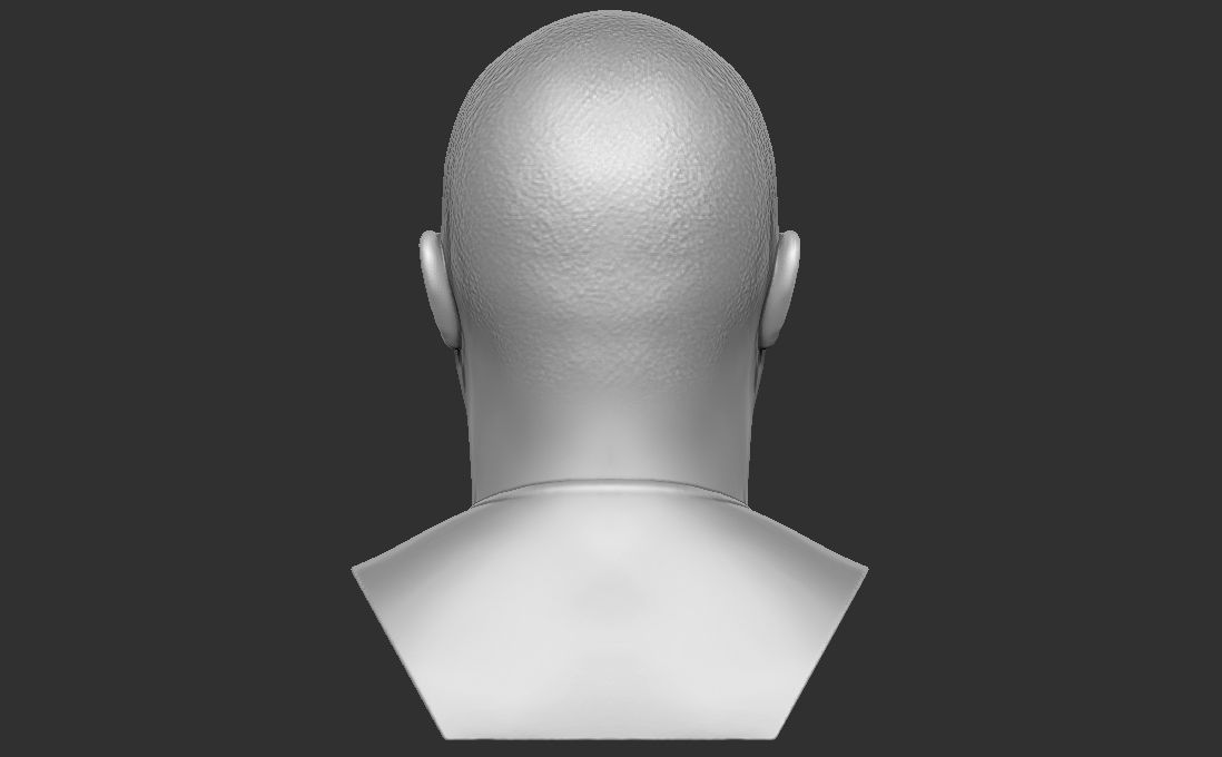 Joe Rogan bust for 3D printing 3D print model_7