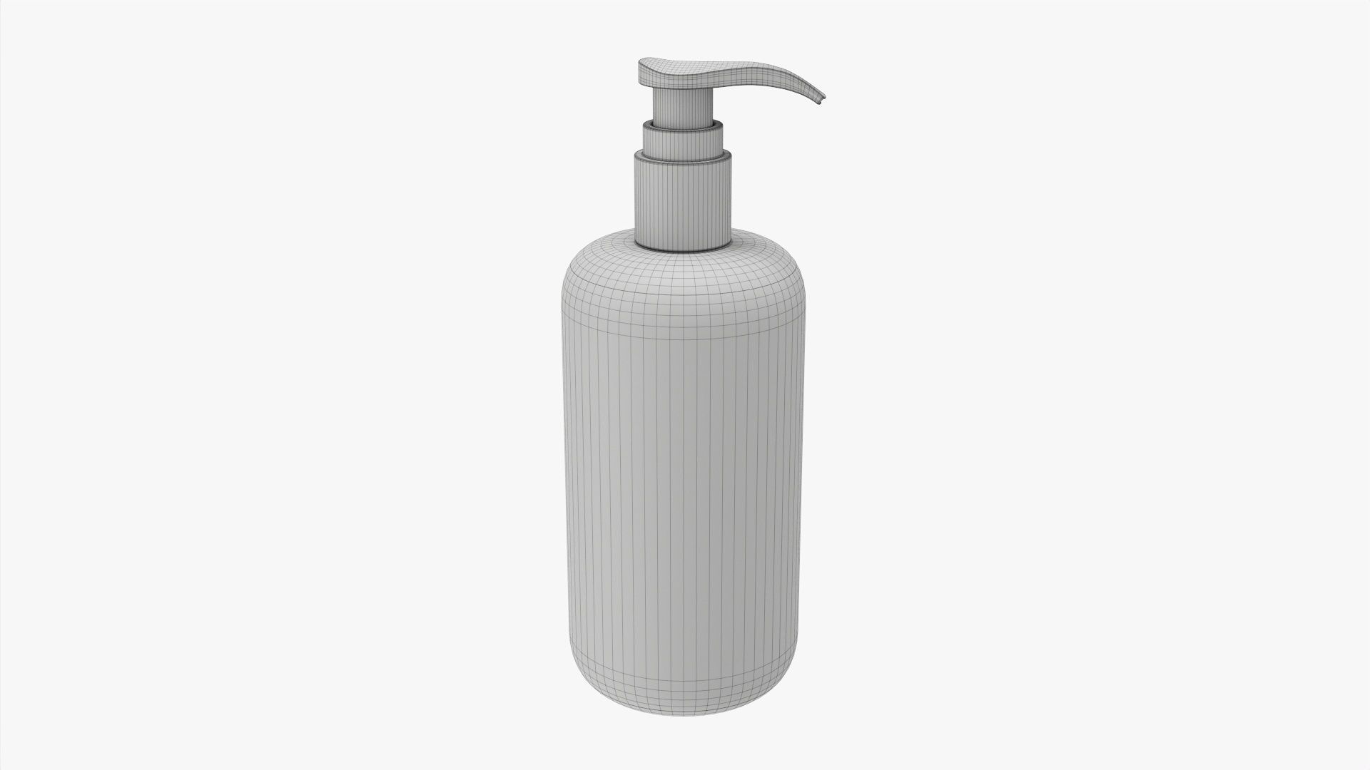 Cosmetics bottle mockup 05 3D model_5