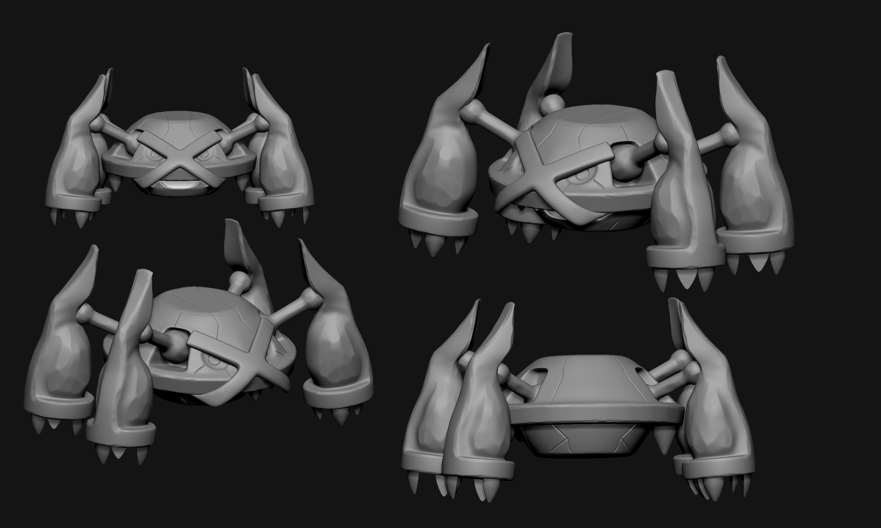 Pokemon - Metagross 3D print model_3