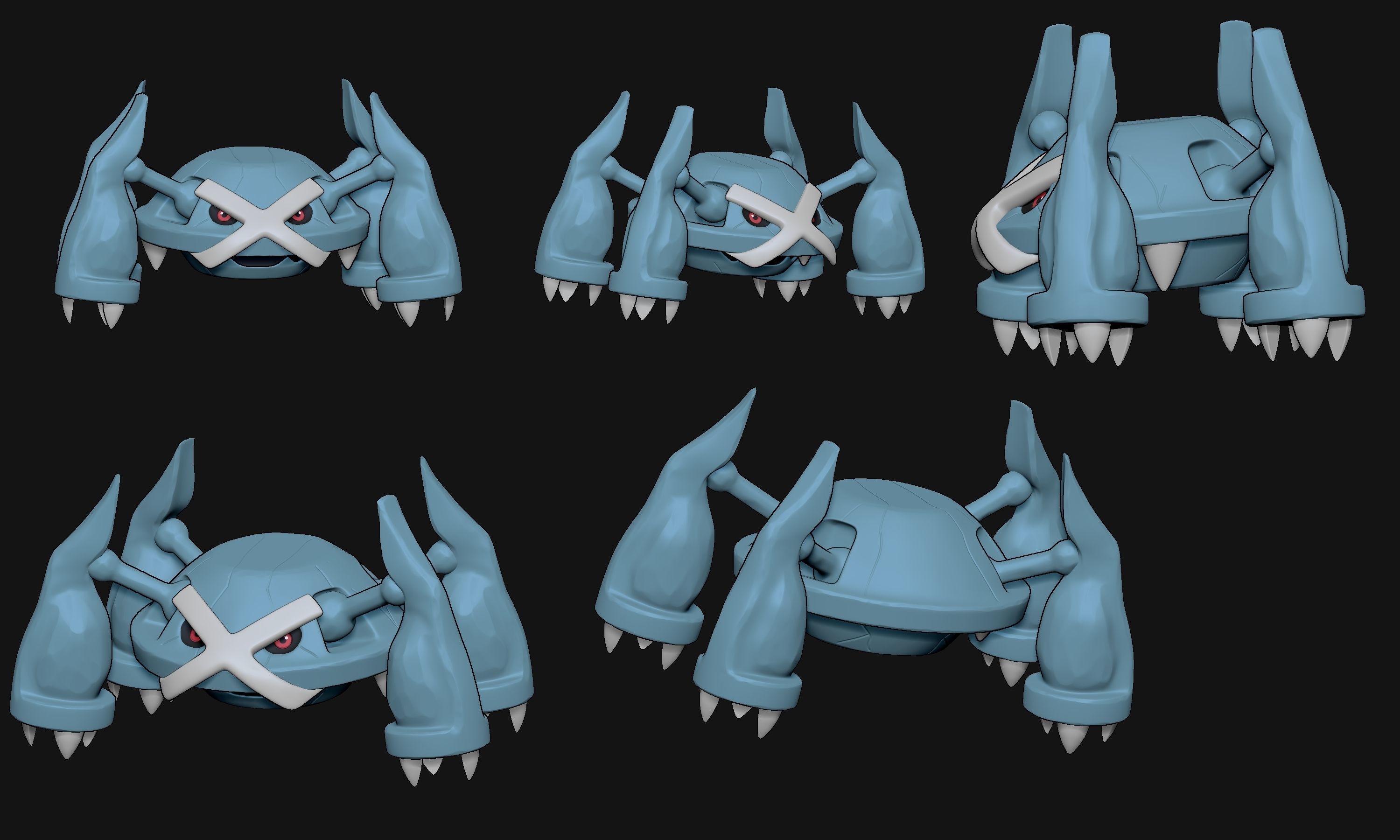 Pokemon - Metagross 3D print model_4