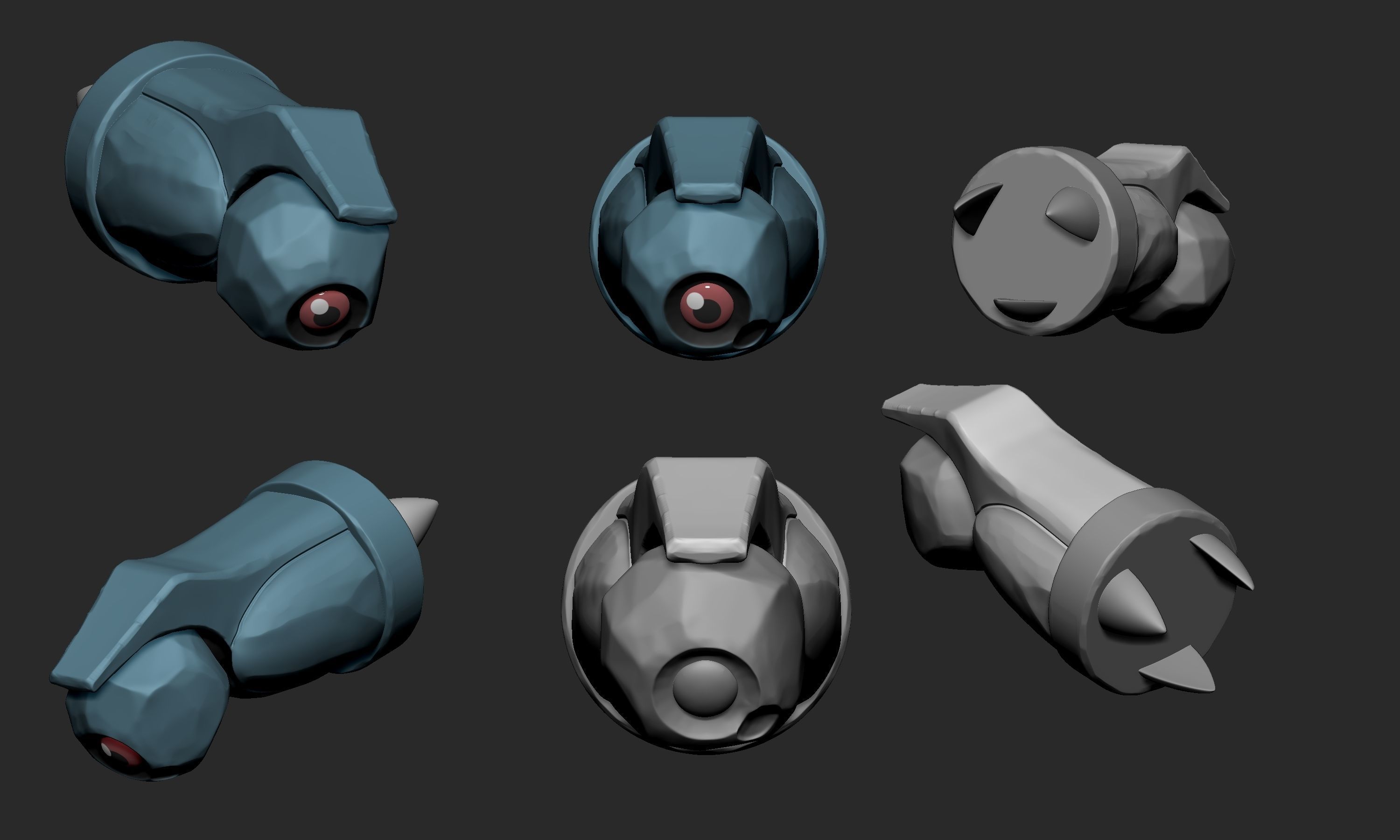 Pokemon - Beldum Metang and Metagross 3D print model_2