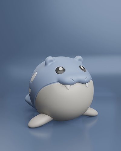 Pokemon - Spheal 3D print model