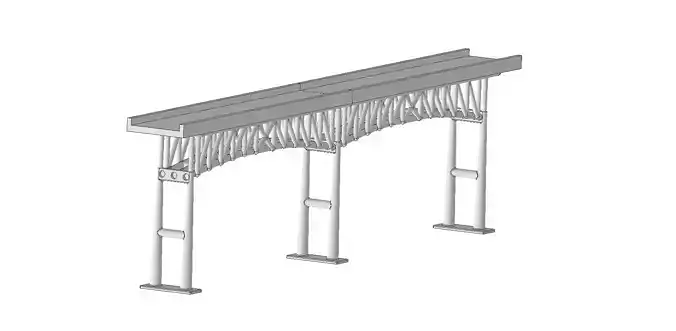 Bridge scale 1 in 87