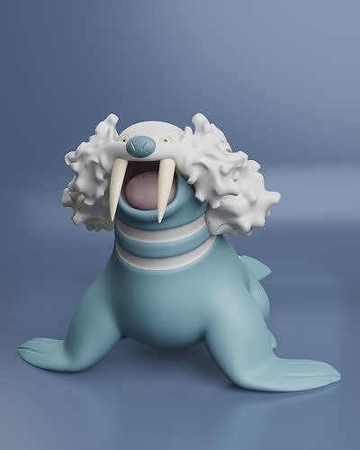 Pokemon - Walrein 3D print model
