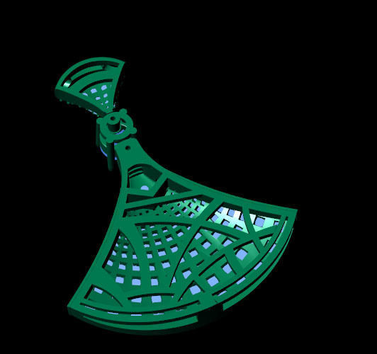 3p pendant 3D print model_3