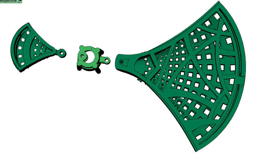 3p pendant 3D print model_5