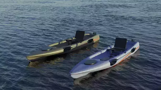Kayak 3D model 3D Model Collection