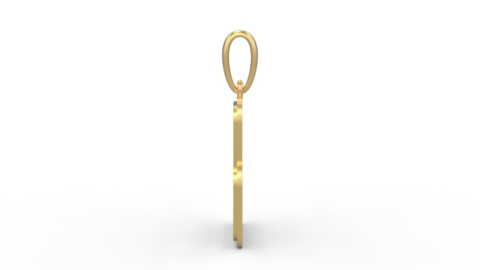 Initial Letters Pendant BatterUp B 3D print model_2