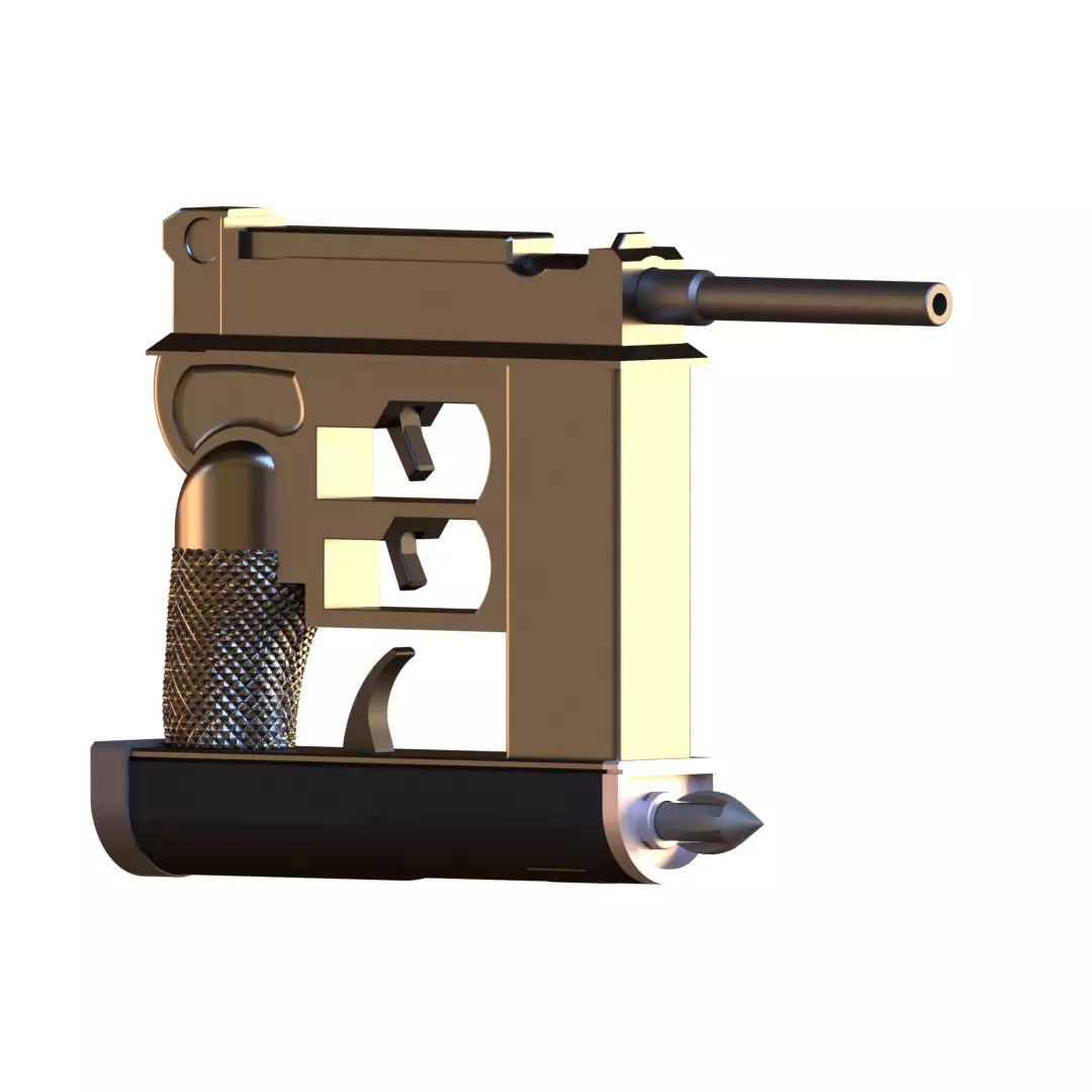 Attack on Titan ODM Grapple launcher 3D print model_0