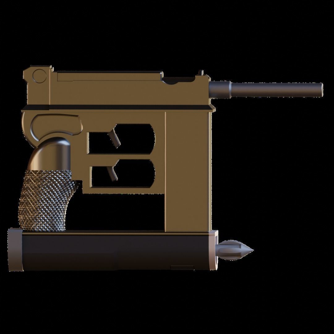 Attack on Titan ODM Grapple launcher 3D print model_7