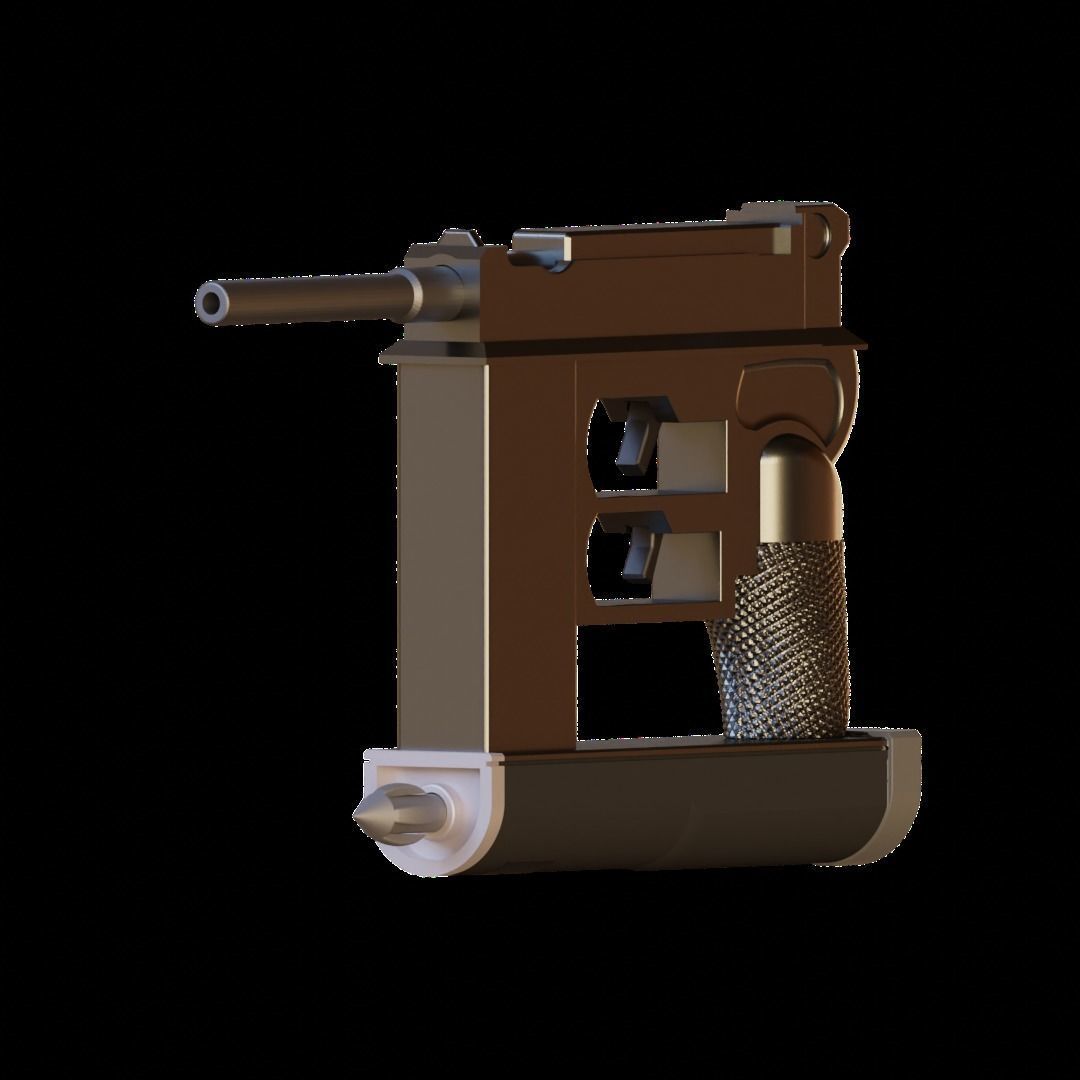 Attack on Titan ODM Grapple launcher 3D print model_4