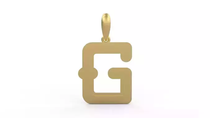 Initial Letters Pendant BatterUp G