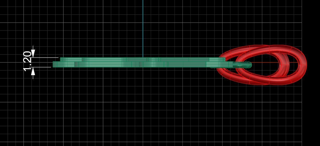 Initial Letters Pendant BatterUp J 3D print model_5