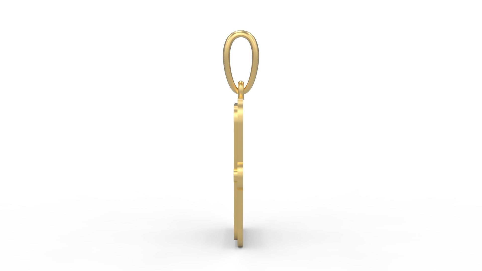 Initial Letters Pendant BatterUp O 3D print model_2