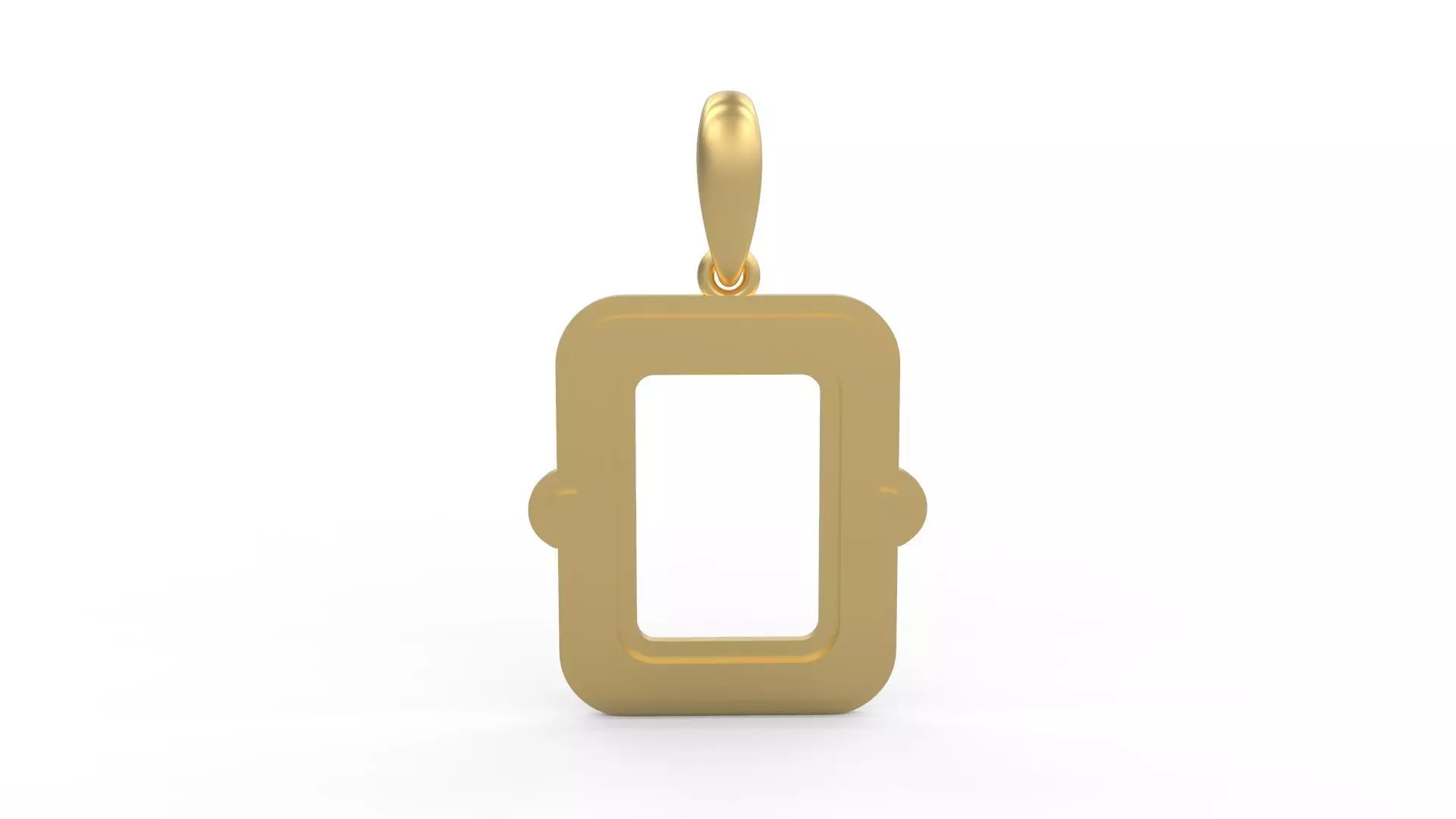 Initial Letters Pendant BatterUp O 3D print model_0