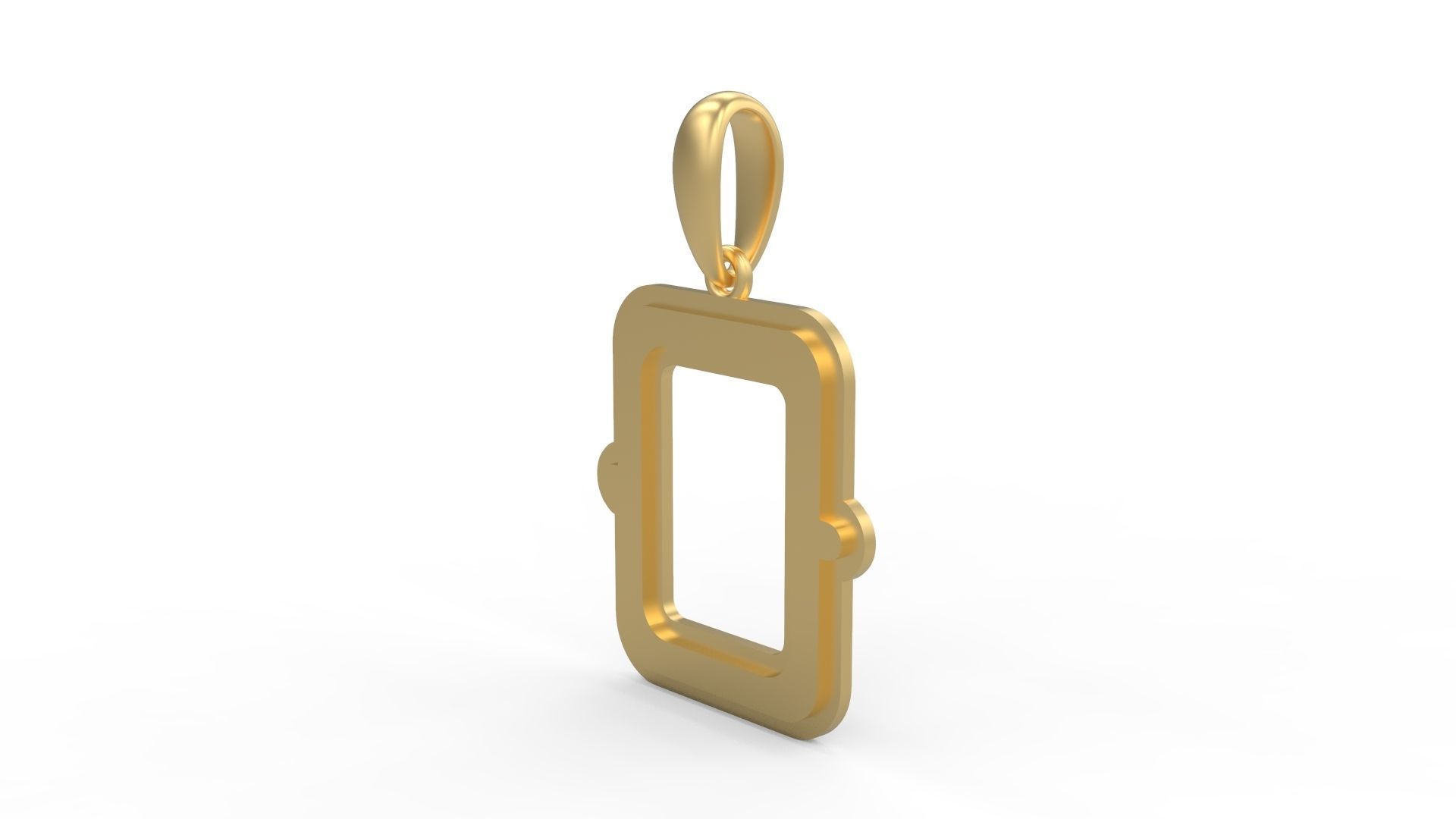 Initial Letters Pendant BatterUp O 3D print model_1