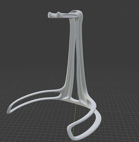 Sleek Headphone Stand - 3D Printable Headphone Stand 3D print model