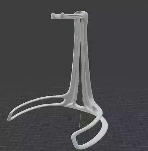 Sleek Headphone Stand - 3D Printable Headphone Stand 3D print model