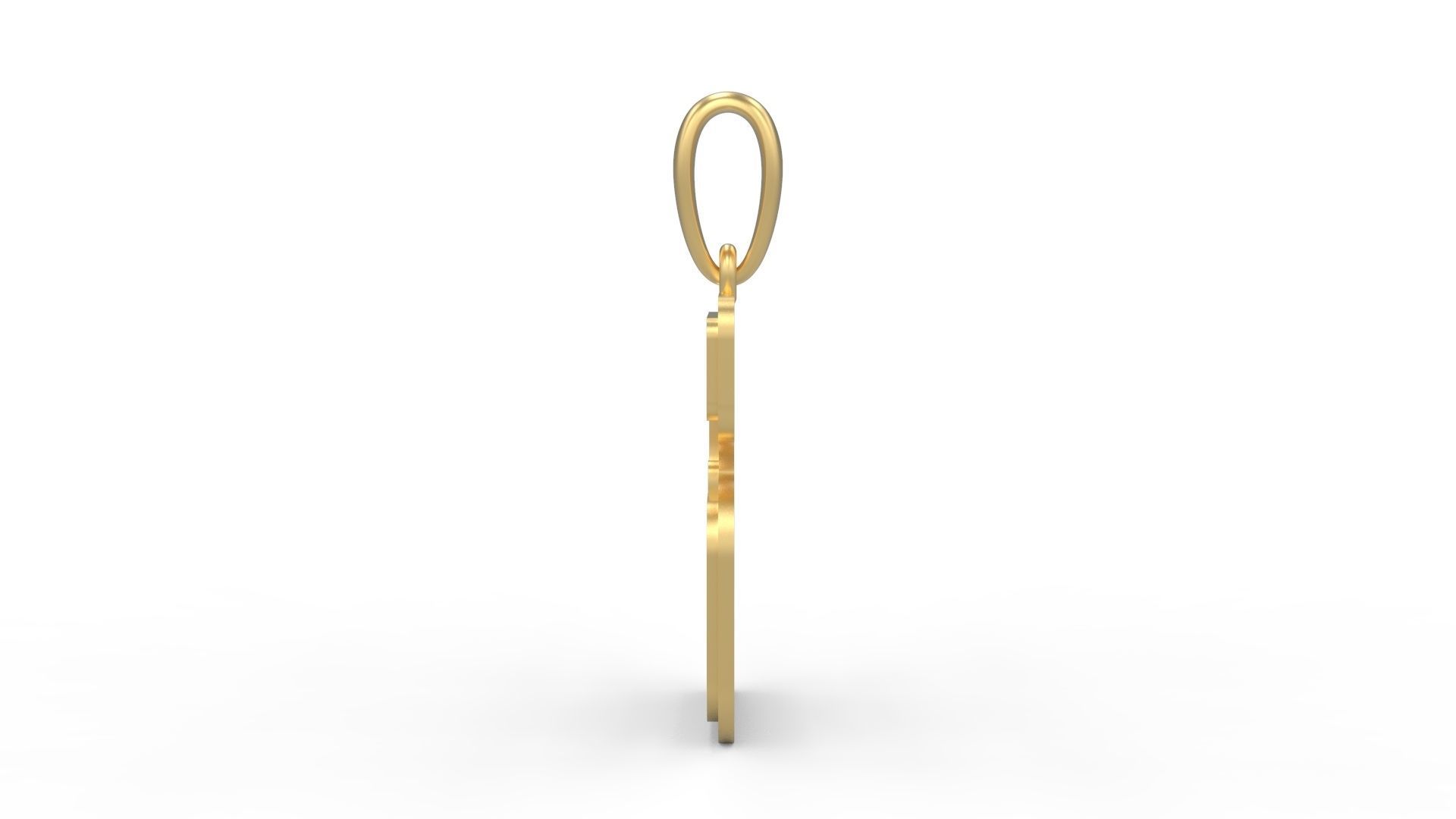 Initial Letters Pendant BatterUp S 3D print model_2