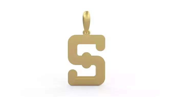 Initial Letters Pendant BatterUp S
