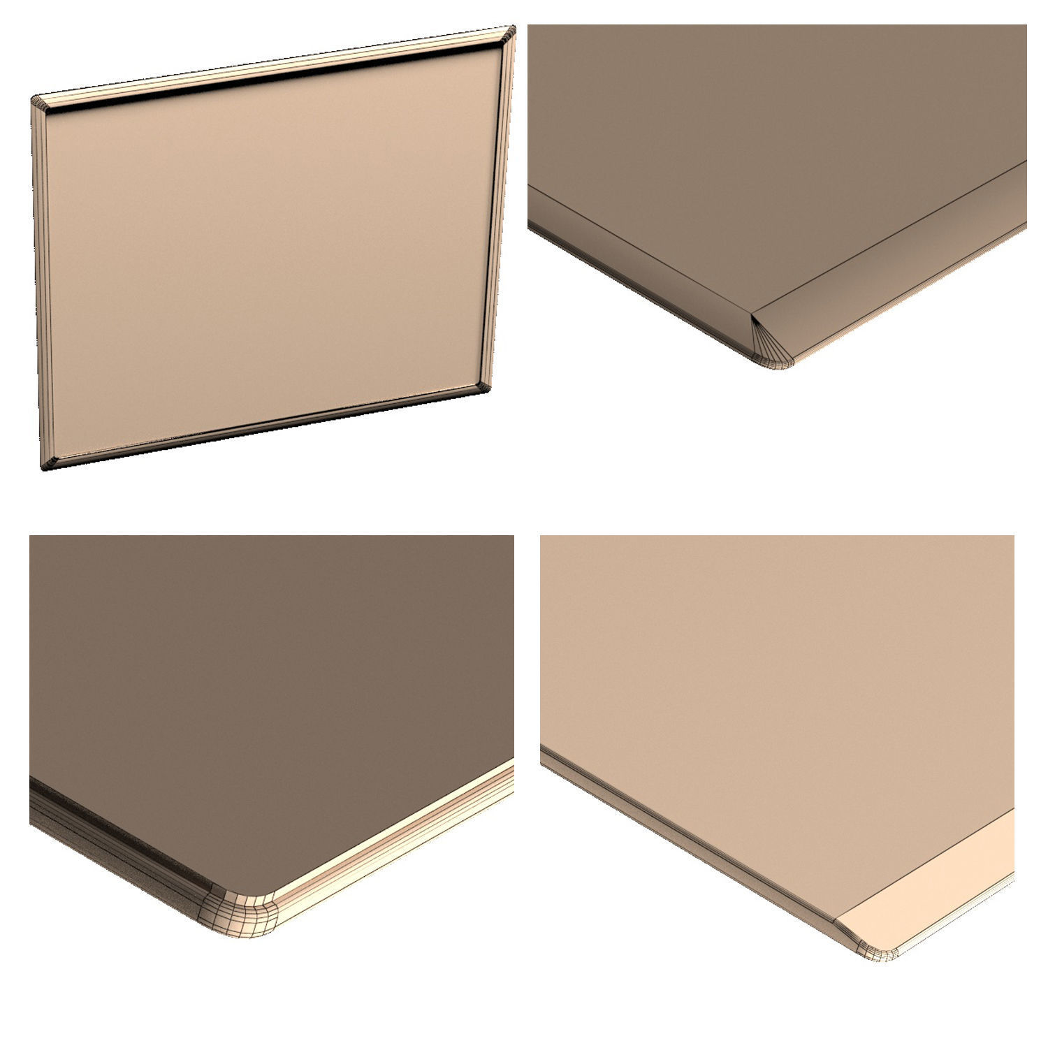 set of hobs Bosch Low-poly 3D model_1