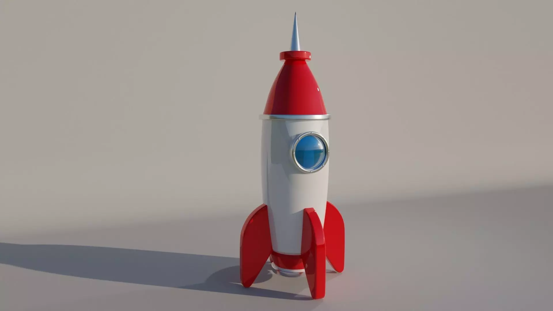 rocket ship 3D model