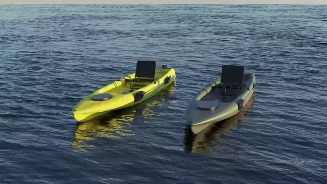 Kayak 3D model 3D Model Collection