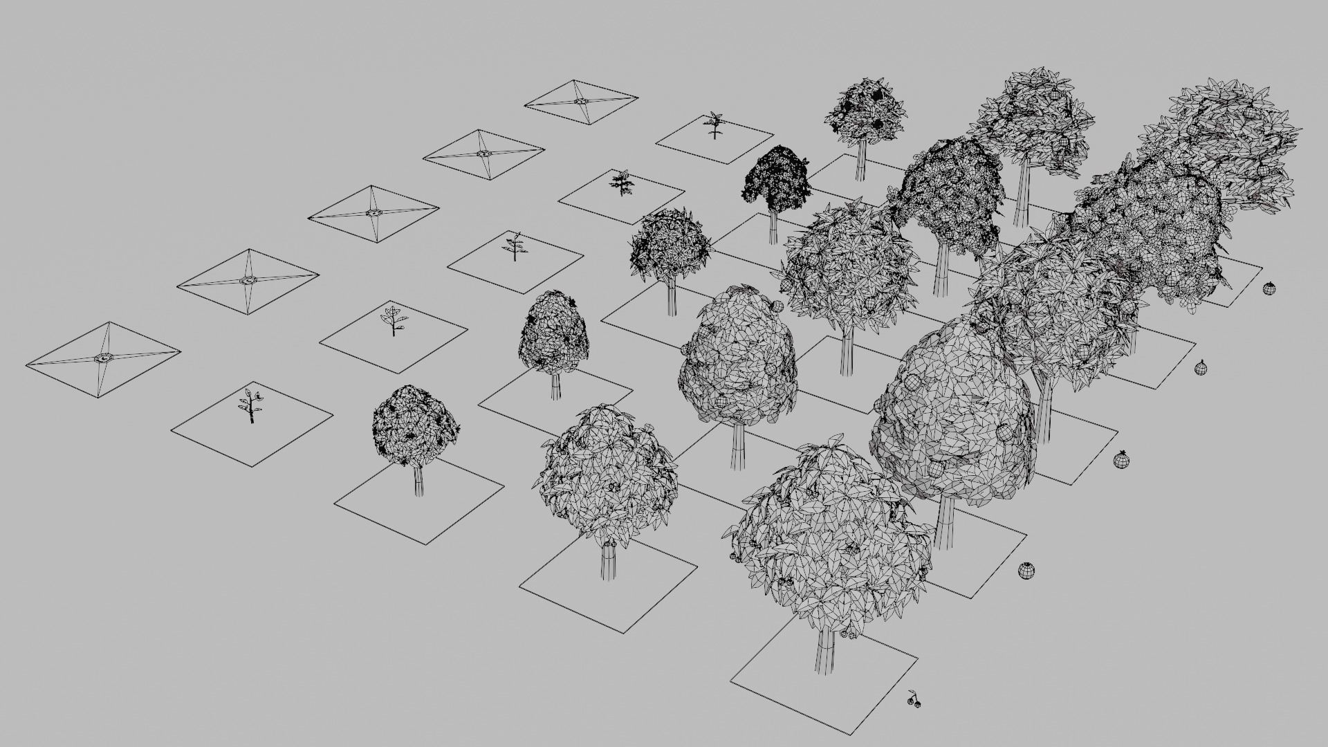 Fruit Farm Pack Low-poly 3D model_28