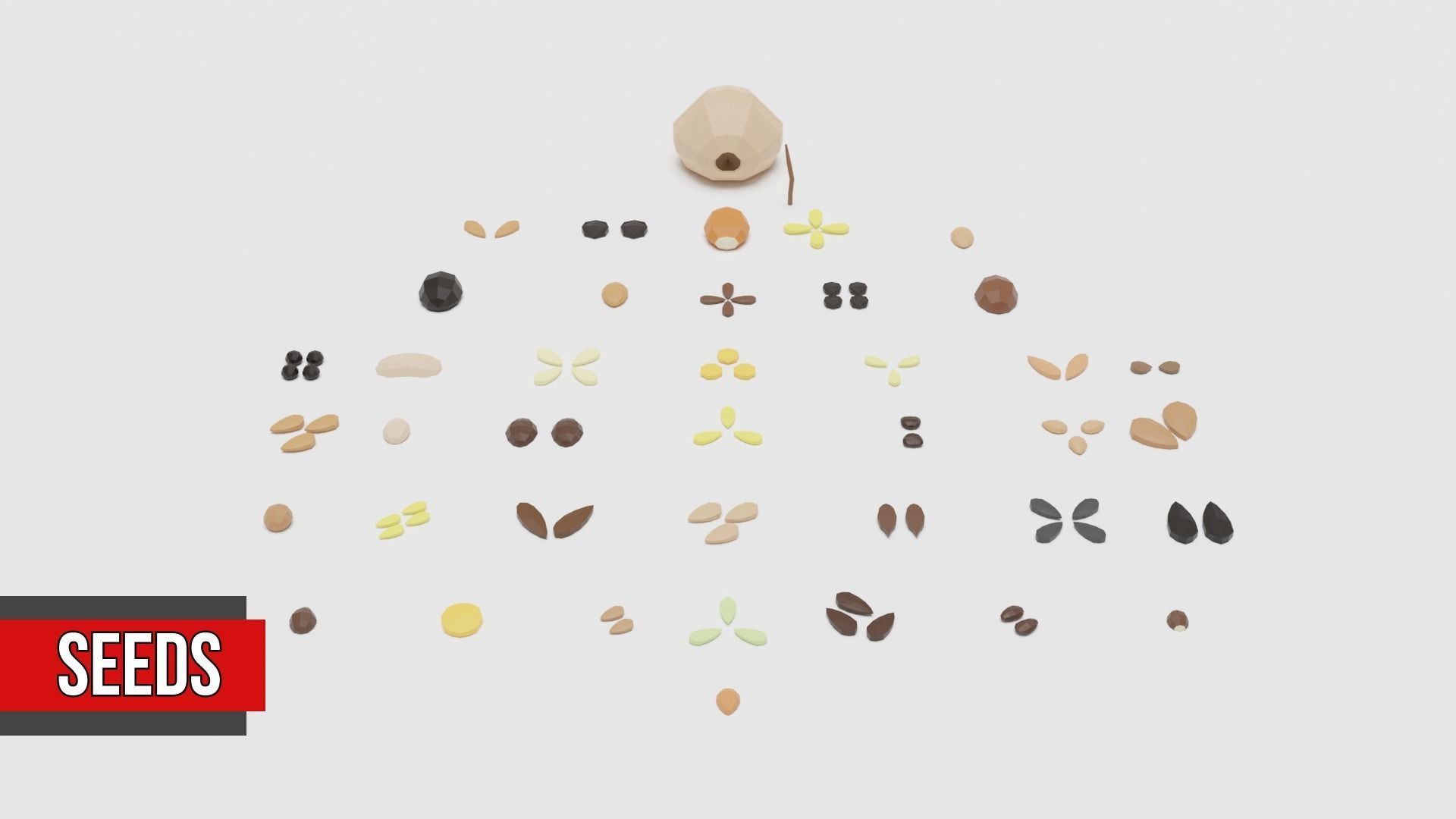 Fruit Farm Pack Low-poly 3D model_37