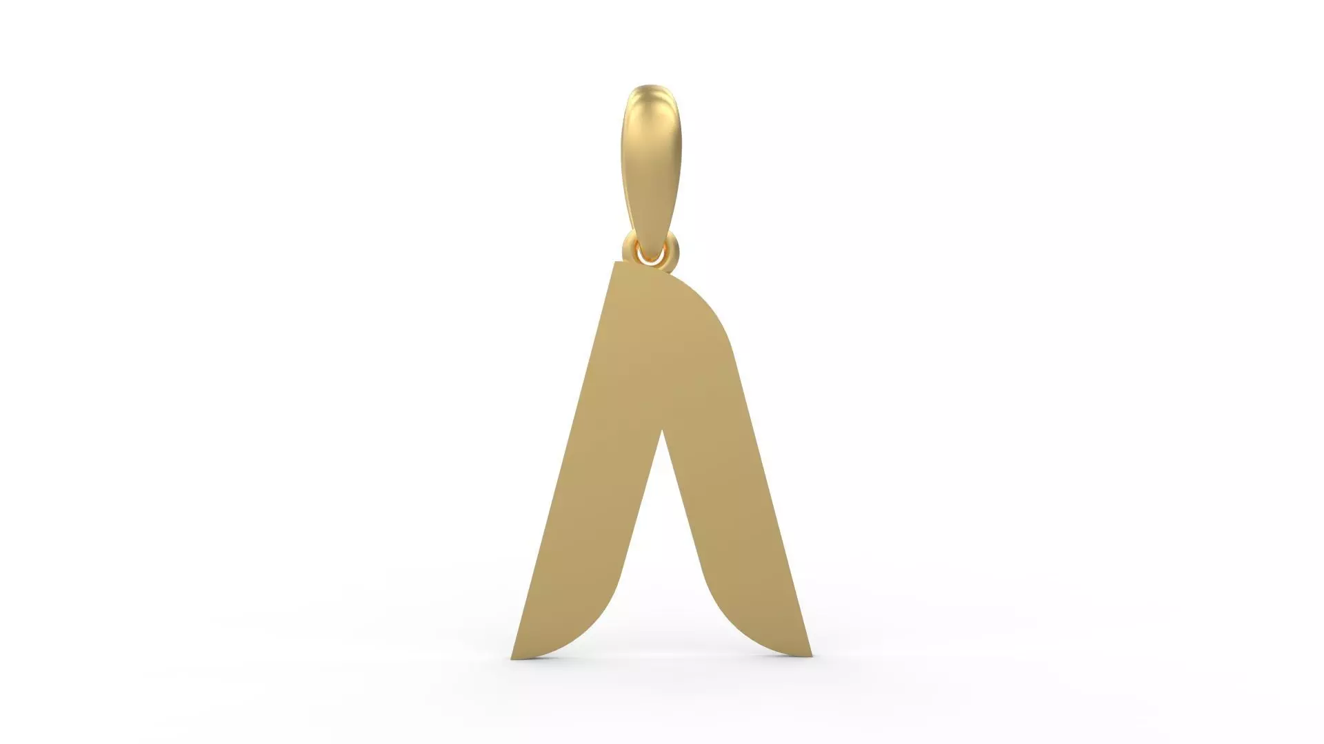 Initial Letters Pendant BATTLE ROYALE A 3D print model_0