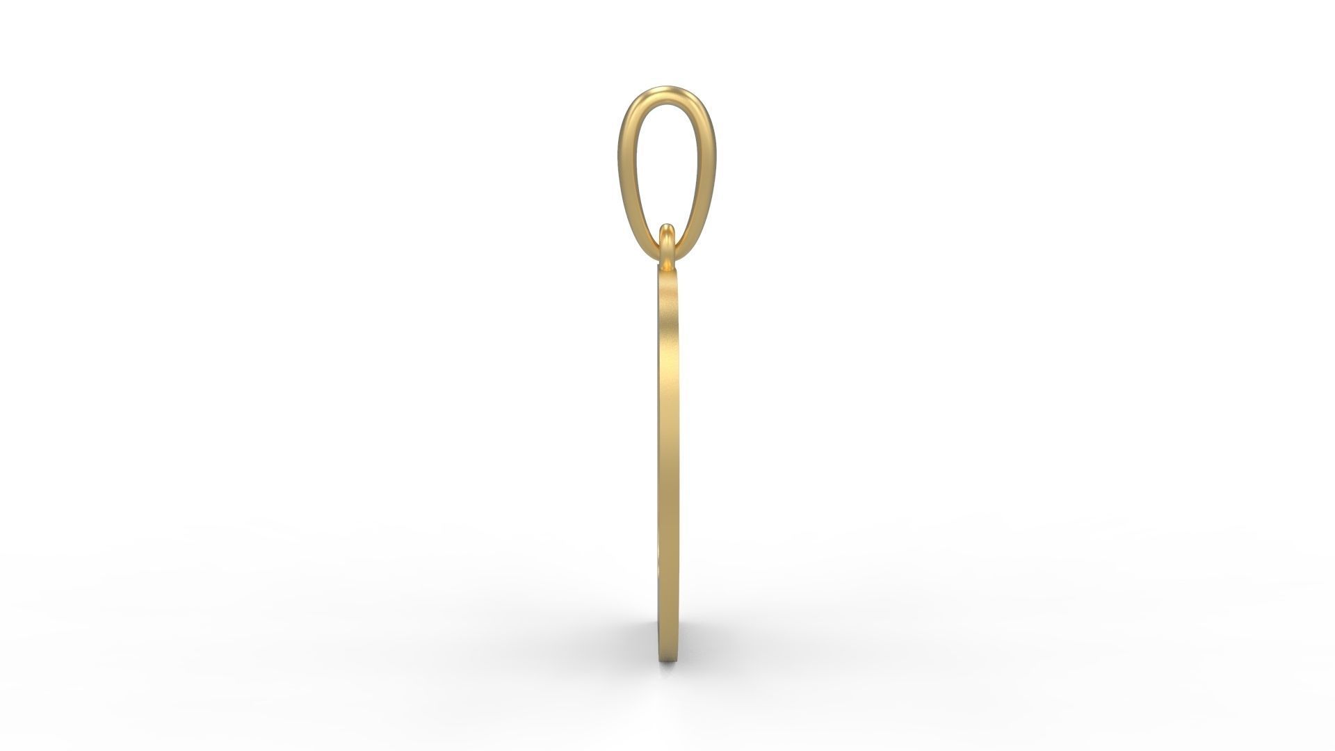 Initial Letters Pendant BATTLE ROYALE D 3D print model_2