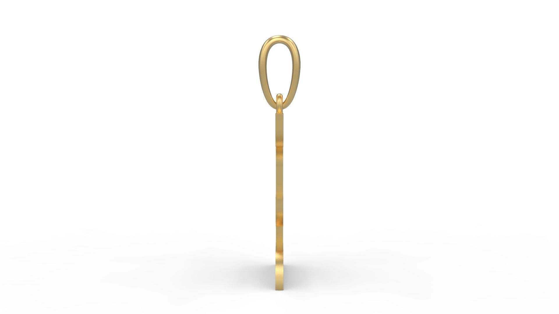 Initial Letters Pendant BATTLE ROYALE E 3D print model_2