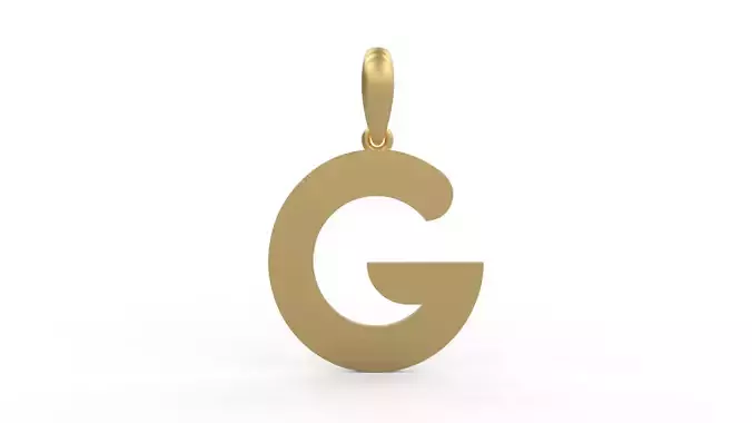 Initial Letters Pendant BATTLE ROYALE G