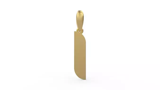 Initial Letters Pendant BATTLE ROYALE I