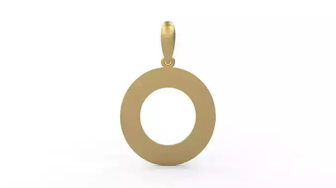 Initial Letters Pendant BATTLE ROYALE O