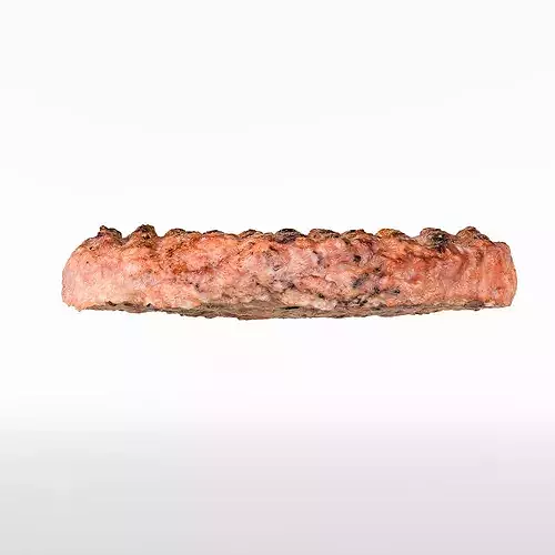Burger patty 3D model 7