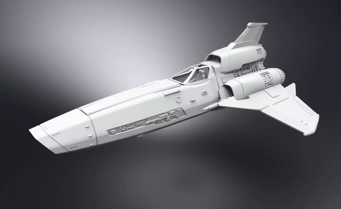 Colonial Viper MKIII Scale model 3D print model