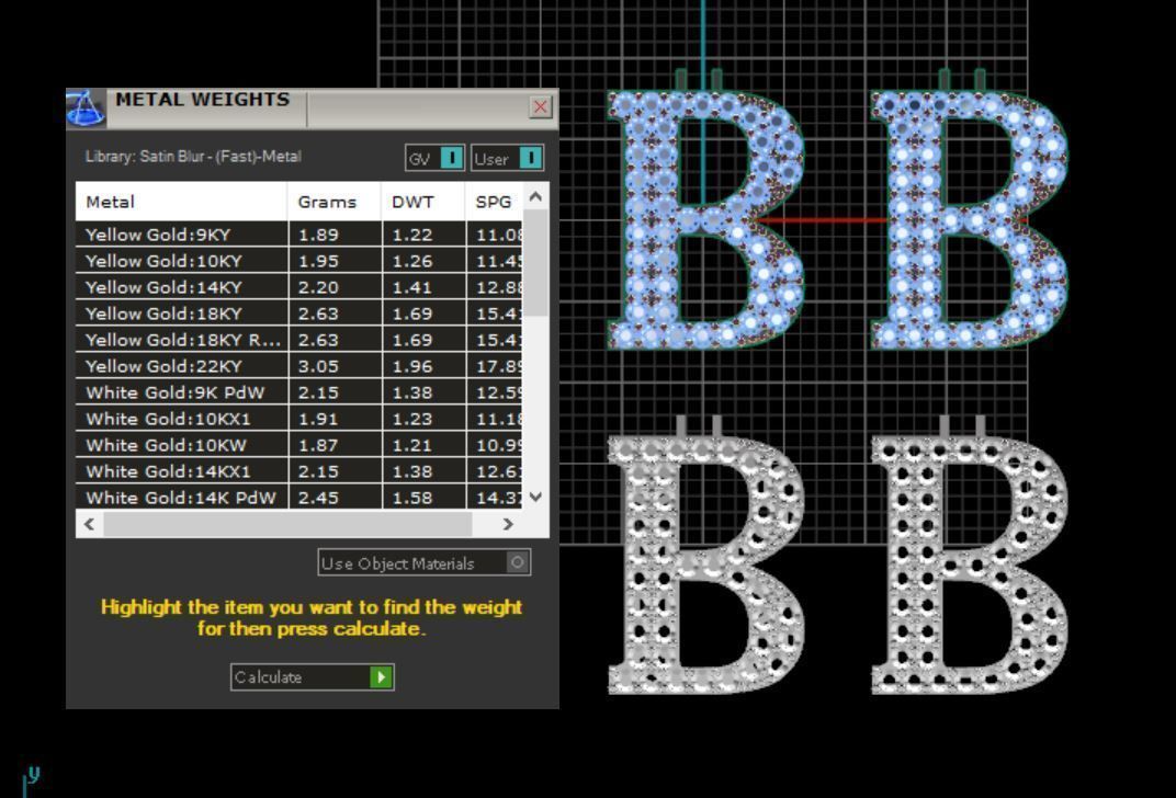 Alphabet letter Pendant  JUST STL 3D model_14