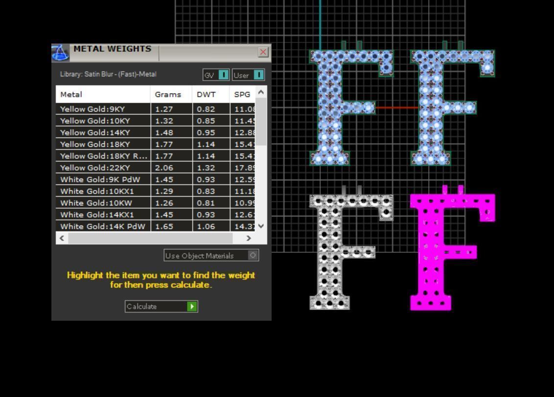 Alphabet letter Pendant  JUST STL 3D model_19