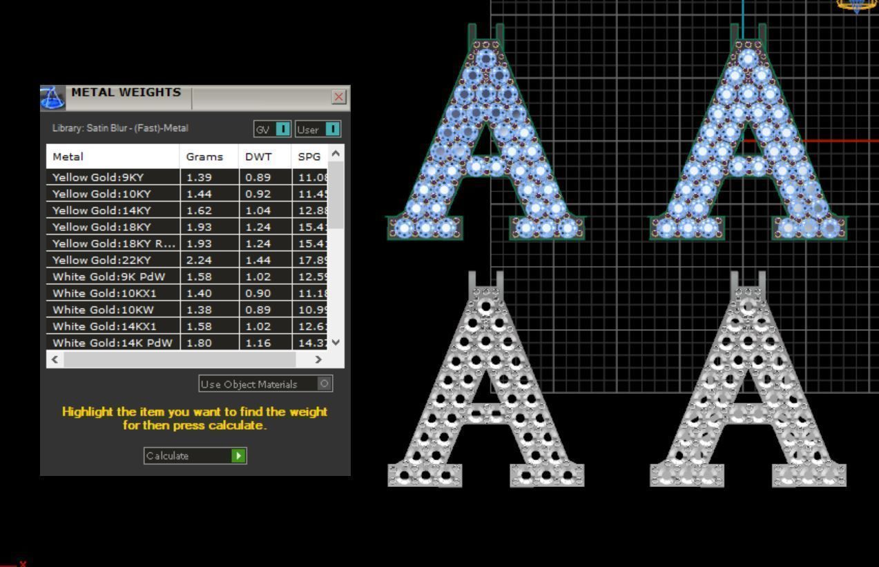 Alphabet letter Pendant  JUST STL 3D model_13