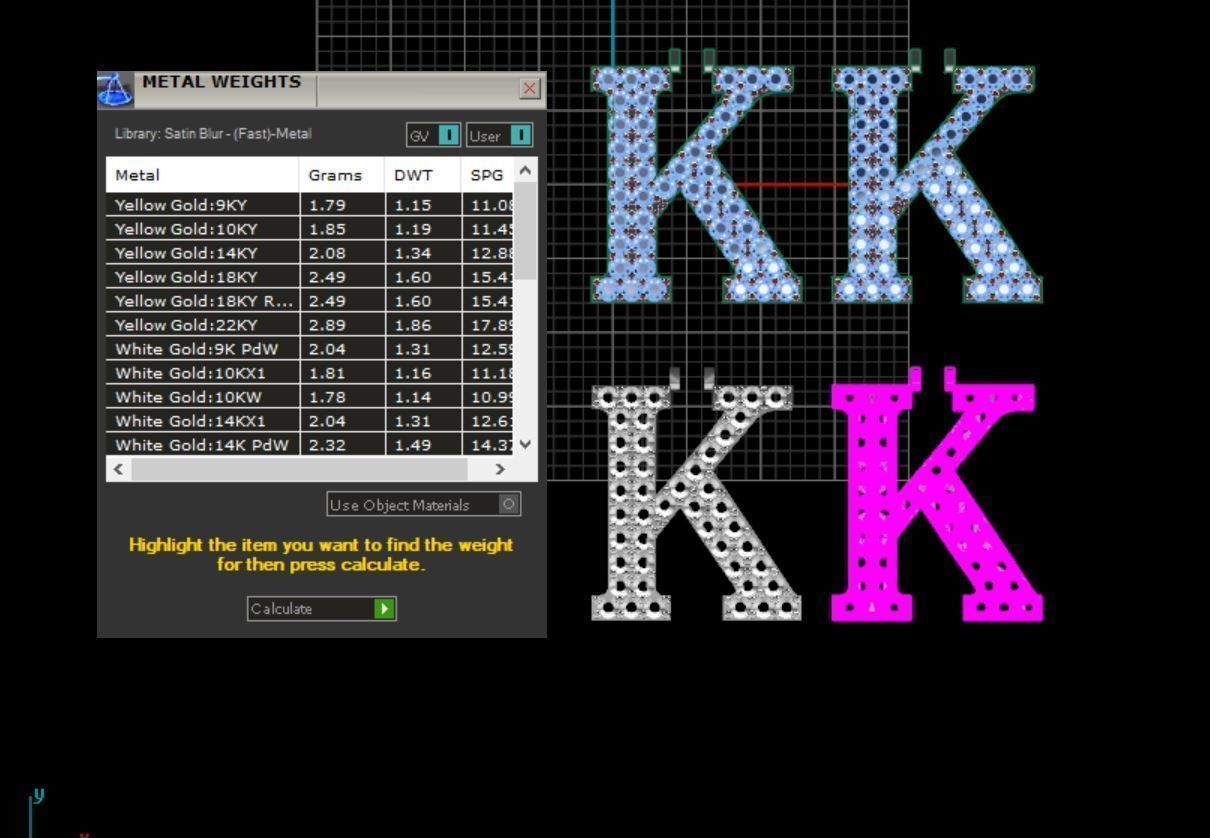 Alphabet letter Pendant  JUST STL 3D model_23