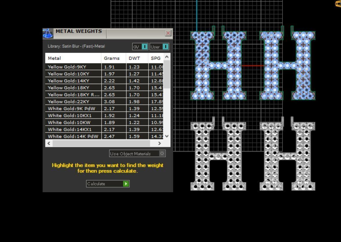 Alphabet letter Pendant  JUST STL 3D model_21