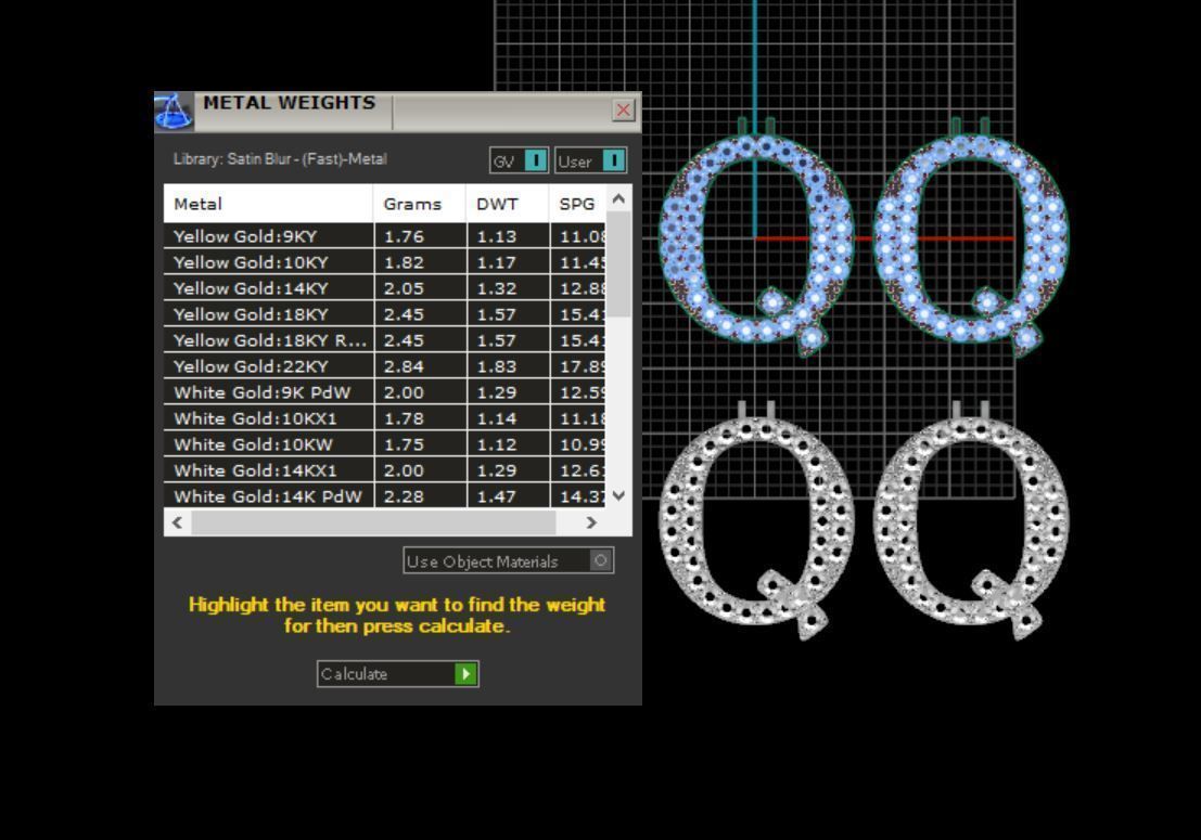 Alphabet letter Pendant  JUST STL 3D model_29